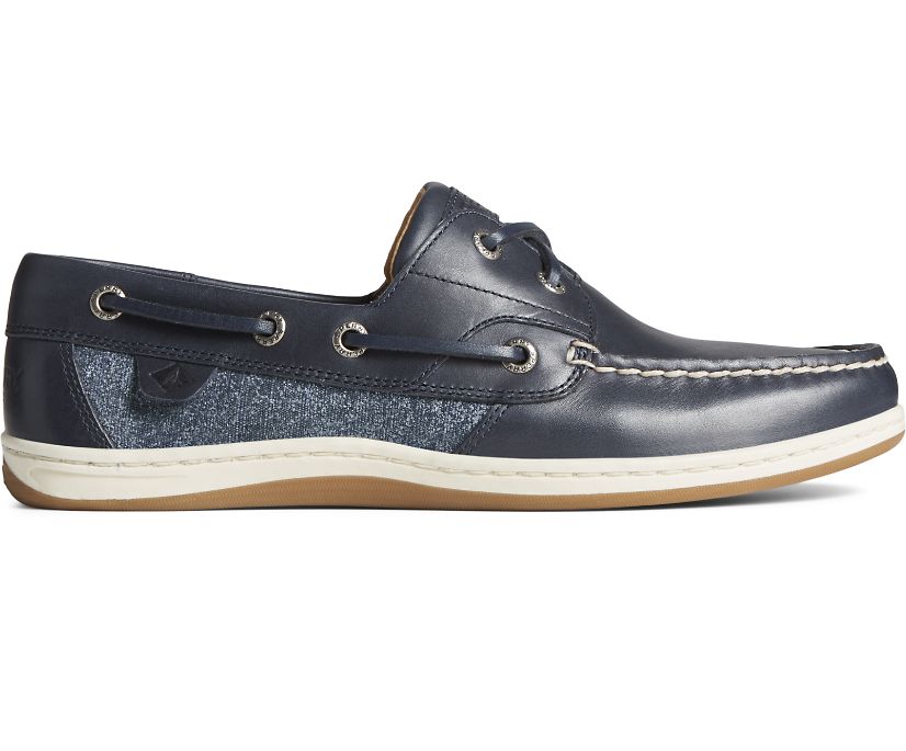 Zapatos del Barco Sperry Koifish Textured Stripe Azul Marino | NXRKCG815