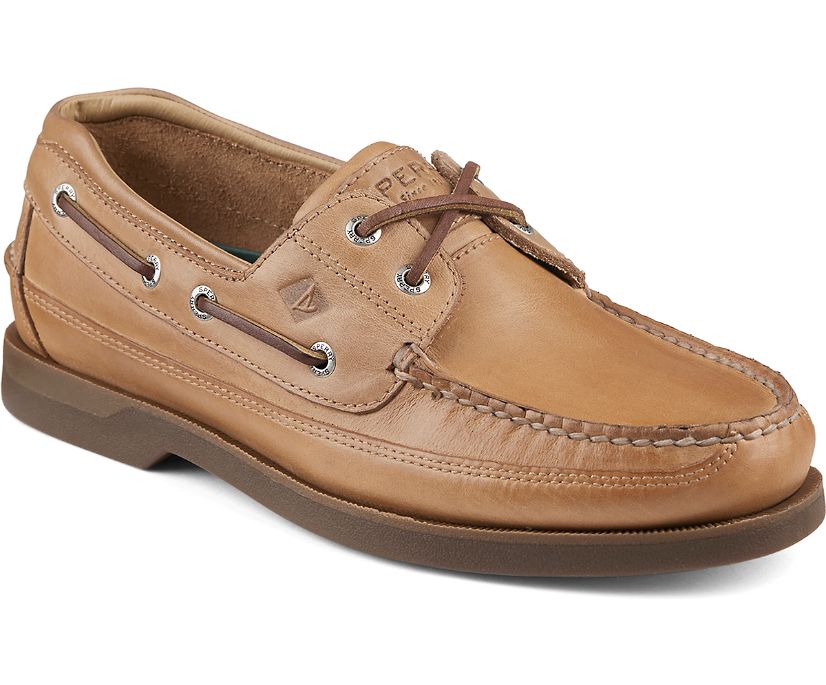 Zapatos del Barco Sperry Mako Canoe Moc Marrones | BFIOZJ745