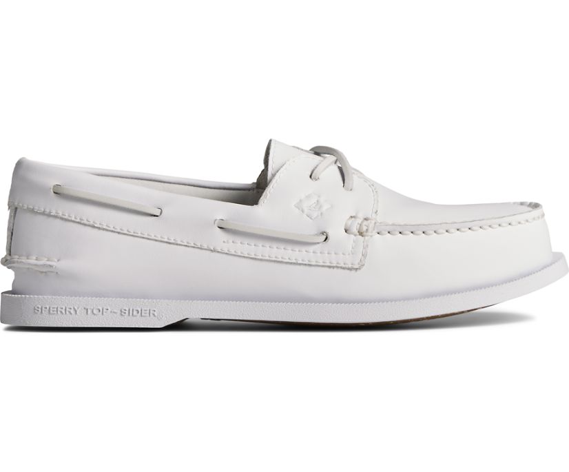 Zapatos del Barco Sperry SeaCycled™ Authentic Original 2-Eye Blancas | HPFQBJ137