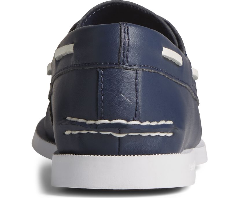 Zapatos del Barco Sperry SeaCycled™ Authentic Original 2-Eye Azul Marino | QZXFVN890