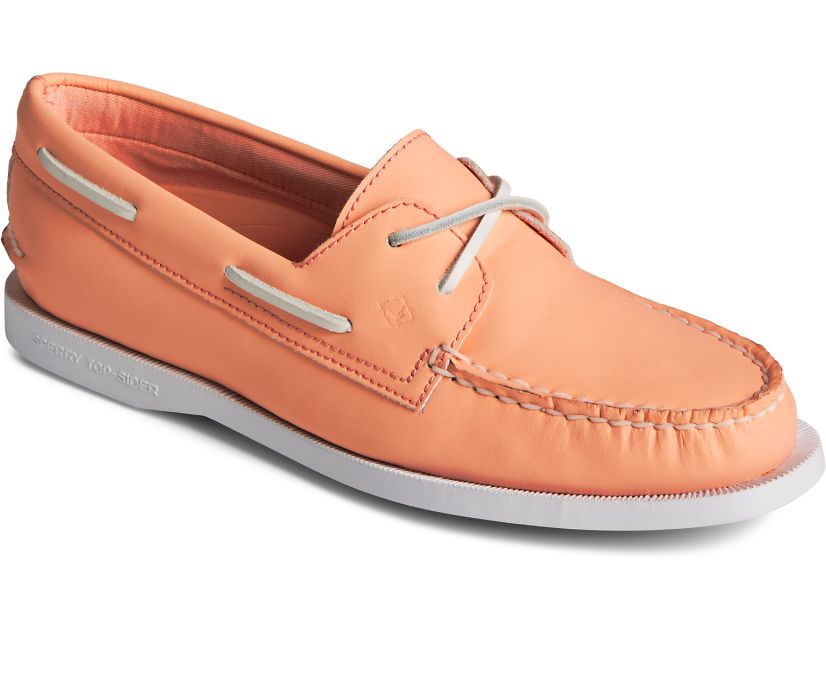 Zapatos del Barco Sperry SeaCycled™ Authentic Original 2-Eye Coral | VBCMFU751