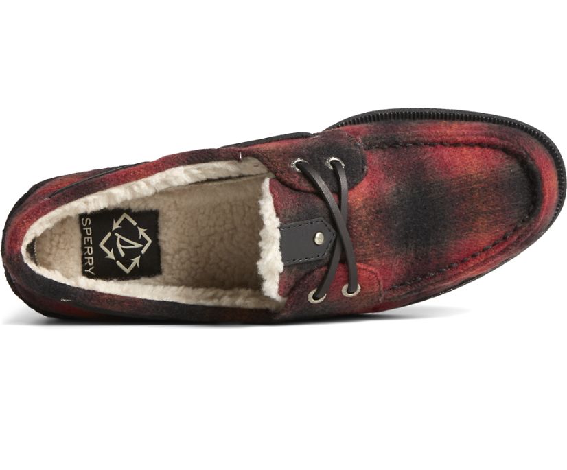 Zapatos del Barco Sperry SeaCycled™ Authentic Original Shearling Lana Negras Multicolor | VTAWKH894