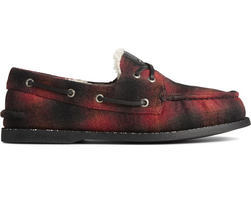 Zapatos del Barco Sperry SeaCycled™ Authentic Original Shearling Lana Negras Multicolor | VTAWKH894