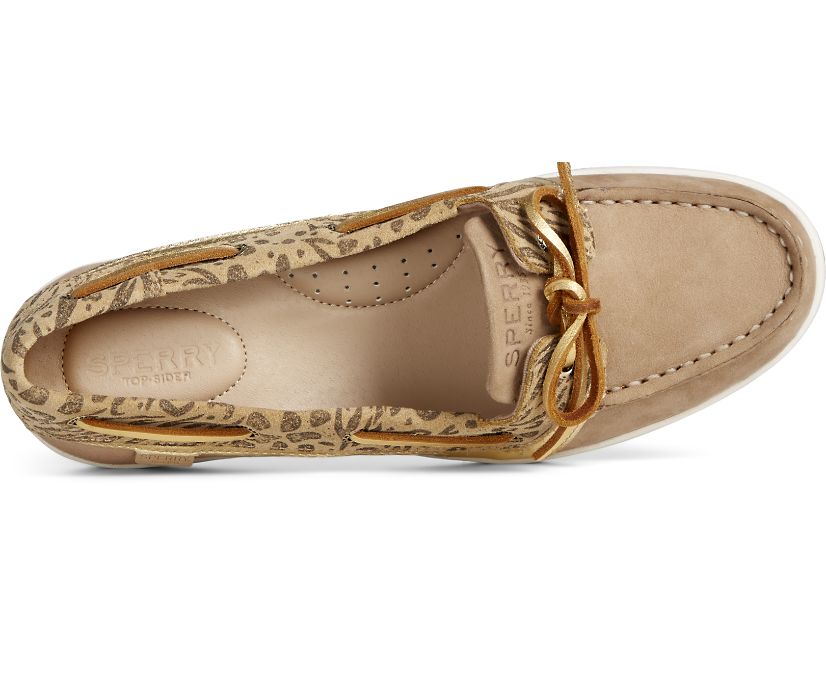 Zapatos del Barco Sperry Starfish Animal Trim Marrones | HKVMDW430