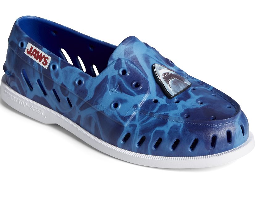 Zapatos del Barco Sperry x JAWS Authentic Original Float Azules Multicolor | IZVQES923