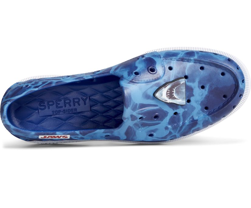 Zapatos del Barco Sperry x JAWS Authentic Original Float Azules Multicolor | IZVQES923