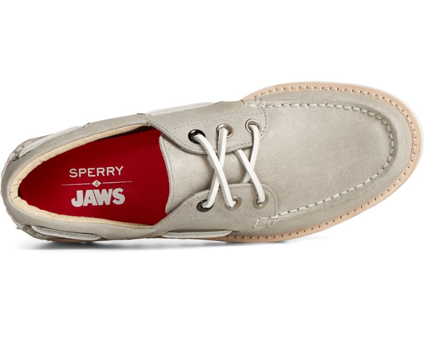 Zapatos del Barco Sperry x JAWS Authentic Original 3-Eye Gris | OTPNRE159