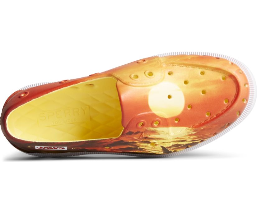 Zapatos del Barco Sperry x JAWS Authentic Original Float Naranjas | VZHQGX813