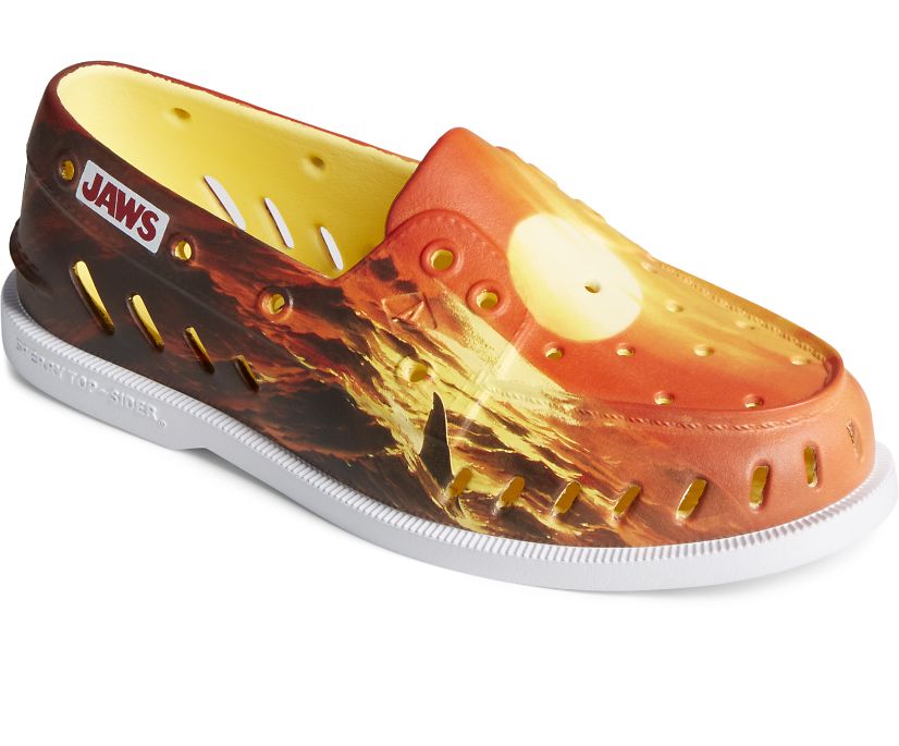 Zapatos del Barco Sperry x JAWS Authentic Original Float Naranjas Multicolor | ZJCAMX801