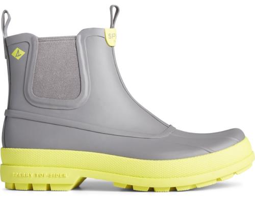 Botas Sperry Cold Bay Rubber Chelsea Gris Amarillo | SGDWLV952