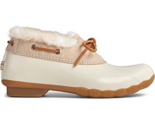 Botas Sperry Saltwater 1-Eye Cozy Blancas | RBFHGO960