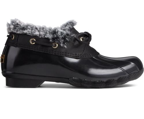 Botas Sperry Saltwater 1-Eye Cozy Negras | NMHVIZ102