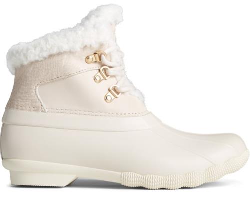 Botas Sperry Saltwater Alpine Cuero Blancas | CQTODI683