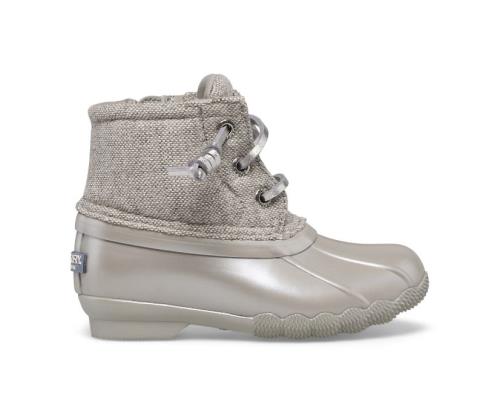 Botas Sperry Saltwater Junior Gris | FUJYLW071