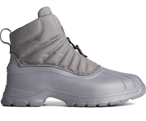 Botas Sperry SeaCycled™ Duck Float Zip Up Gris | WXYRZJ503