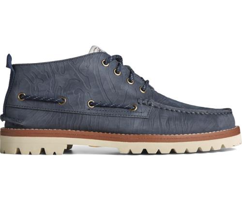 Botas Sperry x Herschel Authentic Original Vibram Chukka Azul Marino | ZJRLQU176