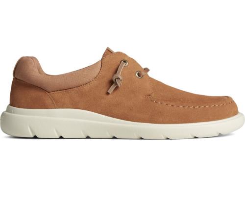 Loafers Sperry Captain's Moc Suede Slip On Marrones | UCIVPT091