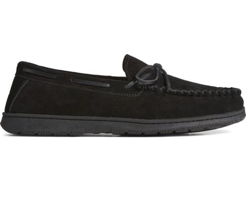 Pantuflas Sperry Doyle Moc 1-Eye Negras | HXYBCW825