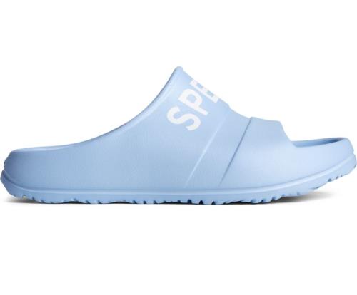 Sandalias Sperry Float Slide Logo Azules Claro | NXSECF613