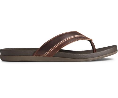 Sandalias Sperry PLUSHWAVE Dock Flip Flop Marrones | EPZLOA207