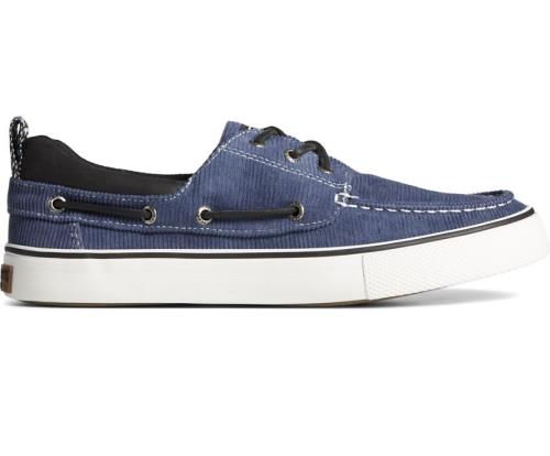 Zapatillas Sperry Bahama 3-Eye Corduroy Azul Marino | SNJOTQ791