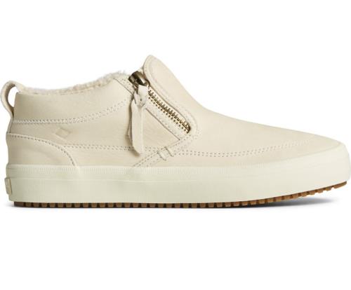 Zapatillas Sperry Crest Side Zip Cozy Blancas | OXBYKJ074