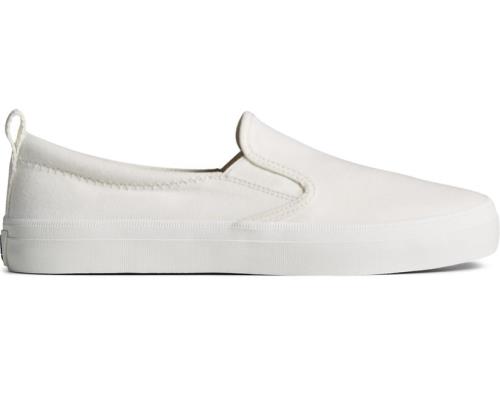 Zapatillas Sperry Crest Twin Gore SeaCycled™ Canvas Blancas | XQDKWF125