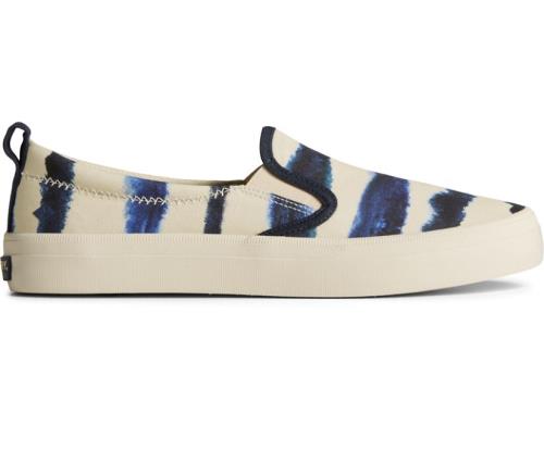 Zapatillas Sperry Crest Twin Gore Tie Dye Stripe Azul Marino | SBCNWA185