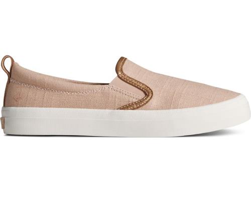 Zapatillas Sperry Crest Twin Sparkle Gore Cross Linen Rosas | ESJUBF643