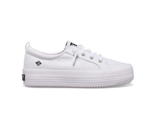 Zapatillas Sperry Crest Vibe Platform Blancas | KHPFSE978