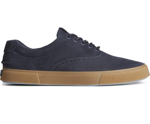 Zapatillas Sperry Gold Cup Striper PLUSHWAVE CVO Nubuck Azul Marino | ZHLDVP870