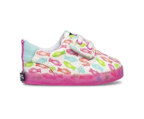 Zapatillas Sperry Spinnaker Crib Junior Washable Blancas Multicolor | BPTACW712