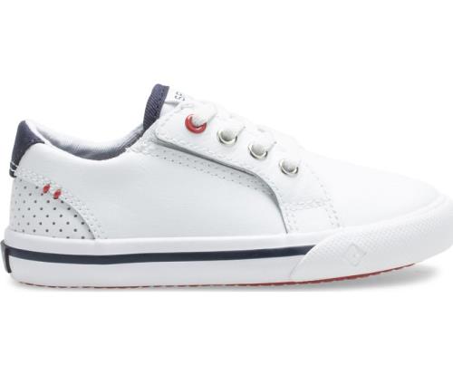 Zapatillas Sperry Striper II LTT Junior Blancas | PYNQSF873