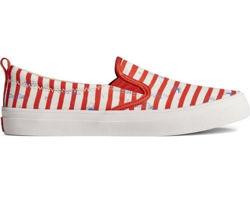 Zapatillas Sperry x JAWS Crest Twin Gore Stripe Slip On Rojas | HDJYGA512