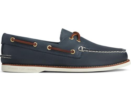 Zapatos del Barco Sperry Gold Cup Authentic Original Azul Marino | HFTJPQ798