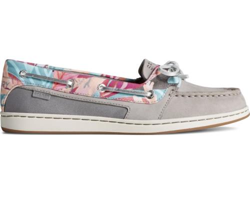 Zapatos del Barco Sperry Starfish Coral Floral Gris Multicolor | IJHQWR687