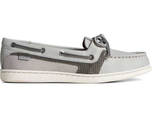 Zapatos del Barco Sperry Starfish Perforated Gris | WQAGXD846