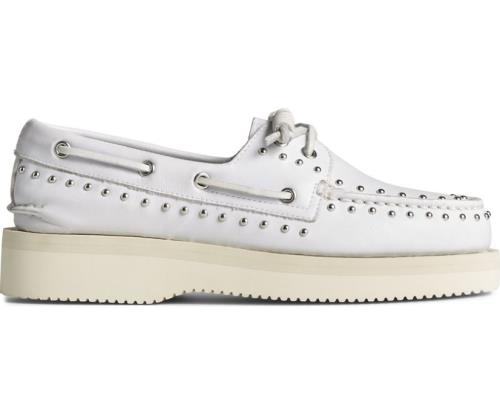 Zapatos del Barco Sperry x Rebecca Minkoff Authentic Original 2-Eye Sport Lug Blancas | HSYDOE397